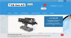 Desktop Screenshot of jbcare.dk